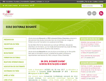 Tablet Screenshot of biosante.ed.univ-poitiers.fr