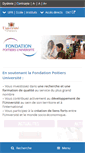 Mobile Screenshot of fondation.univ-poitiers.fr