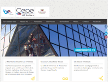 Tablet Screenshot of cepe.univ-poitiers.fr