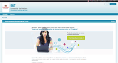 Desktop Screenshot of ent.univ-poitiers.fr
