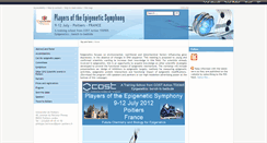 Desktop Screenshot of epigeneticsymphony.conference.univ-poitiers.fr
