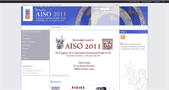 Desktop Screenshot of aiso2011.conference.univ-poitiers.fr
