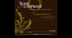 Desktop Screenshot of la-rose-et-limprime.edel.univ-poitiers.fr